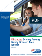 Distracted Driving Among Newly Licensed Teen Drivers