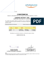 Constancia SCTR Pension - Salud, Enero - Positiva Sanitas