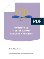 Caderno ANPAD FEV 2013 a FEV 2016 