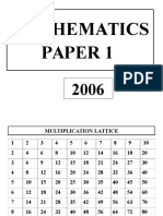 Mathematics Paper 1