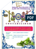 Ensayo Rol Que Asumen Los Títulos y Valores en El Financiamiento de Las Empresas Peruanas.