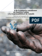 Informe Canada Industria Minera