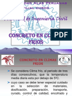 Trabajo de Diseño y Preparacion Del Concreto en Climas Frios