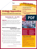 Urology Apprentice Course 2016 September 26 - 30