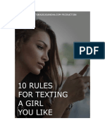The 10 Rules for Texting a Girl You Like