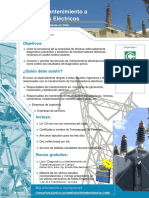 Curso Diagnostico y Mantenimiento a Transformadores Electricos