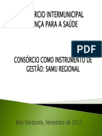 Apresentação SAMU Consórcio Regional