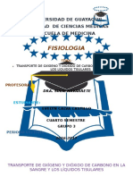 Transporte de Oxigeno de Los Pulmones A Los Tejidos Del Organismo