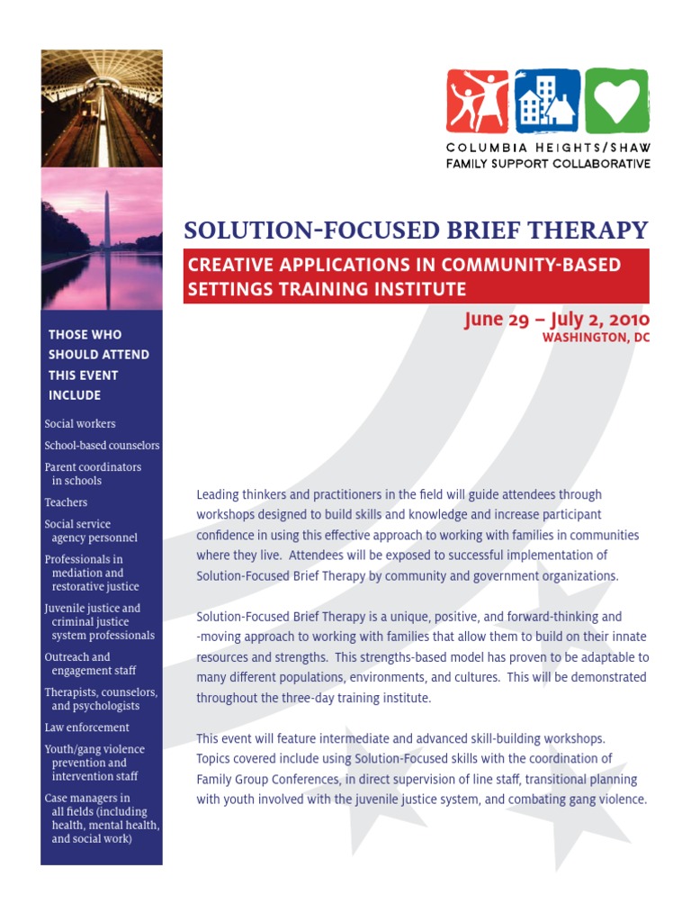 Workbooks solution focused therapy worksheets for children : SFBT Training Institute Program | Solution Focused Brief Therapy ...