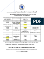 Bus Schedule May June 120516