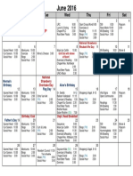 AL Activity June 2016