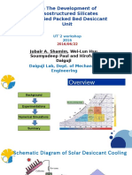 On The Development of Mesostructured Silicates Embodied Packed Bed Desiccant Unit