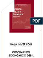 Informe de Milenio sobre la Economía. Gestión 2009