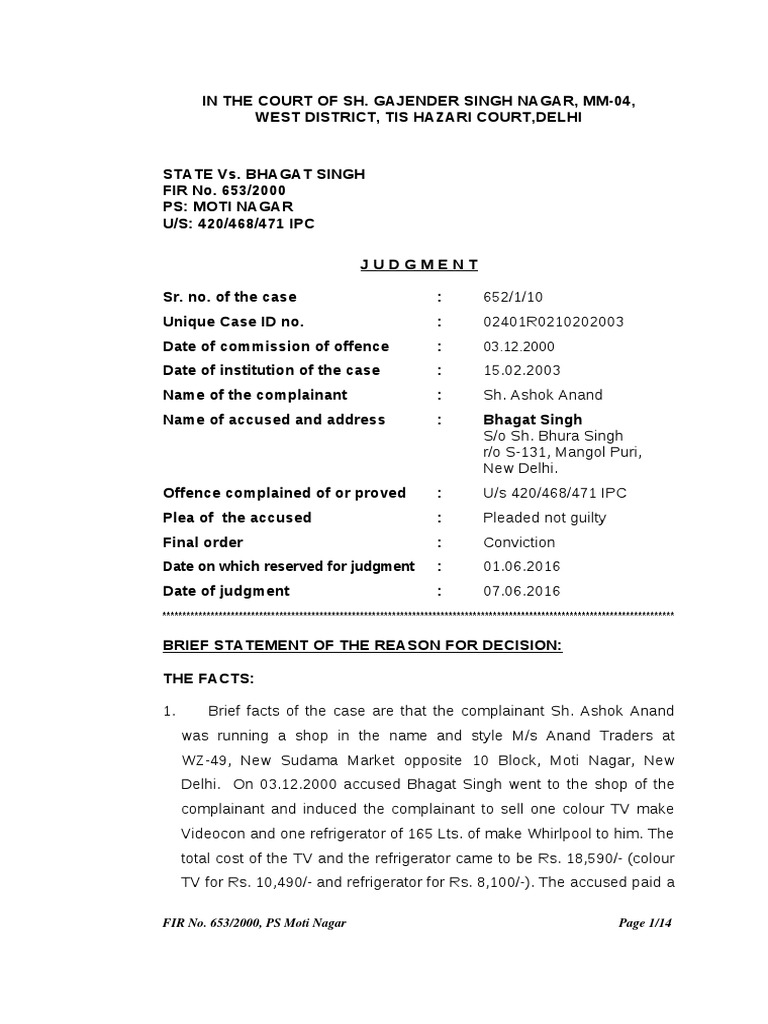 Cheating and Forgery Case | PDF | Forgery | Deed