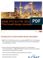 ASME PTC19.3 TW-2010 Thermowell Design Standard: © Abb Month DD, YYYY - Slide 1