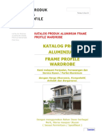 Katalog Produk Aluminium Frame Profile Wardrobe