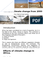 Africas Climate Change From 2000