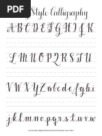 Featured image of post Faux Calligraphy Practice Sheets Pdf / Full traceable lowercase alphabet 2: