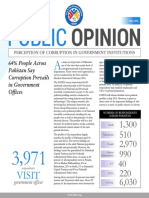 FAFEN Survey Report on Perception of Corruption