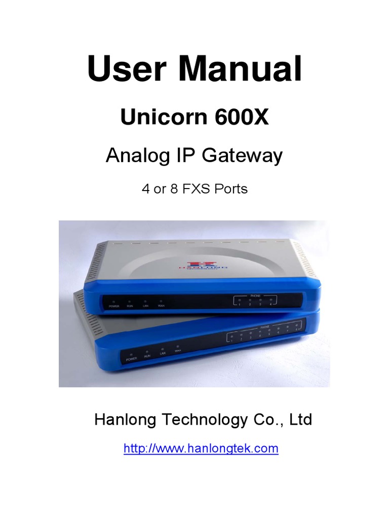 Unicorn 600 x User Manual Session Initiation Protocol Ip Address