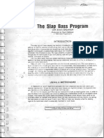 Slap Bass Program-Alexis Sklarevski PDF