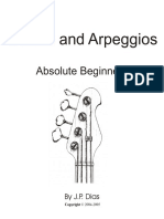 Bass Scales and Arpeggios