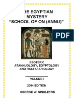 Ancient Egyptian Mystery "School of On (Annu Ofe God) " - Download Version - Text - 2004 Ed