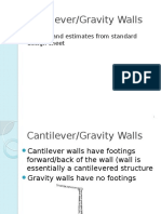 Cantilever Walls