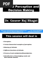 Ethical Perception and Decision Making