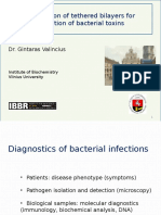 Application of Tethered Bilayers For Detection of Bacterial Toxins