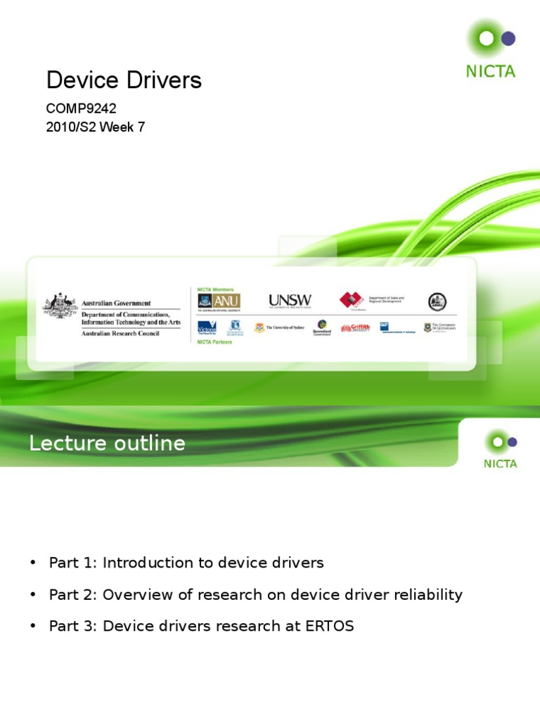 07 Drivers | PDF | Device Driver | Kernel (Operating System)