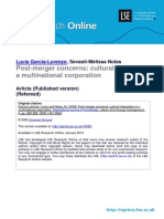 Libfile REPOSITORY Content Garcia-Lorenzo, L Post-Merger Concerns Garcia-Lorenzo Post-Merger Concerns 2014