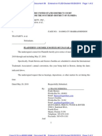 05-20-10_Plaintiffs Counsel Notice of Unavailability