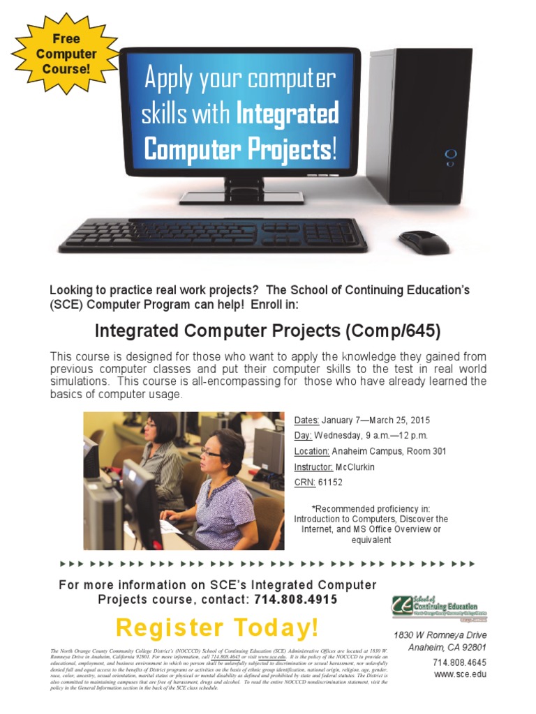 Integrated Computer Projects Course | PDF