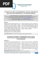 GT 01 a Docência Na EPT