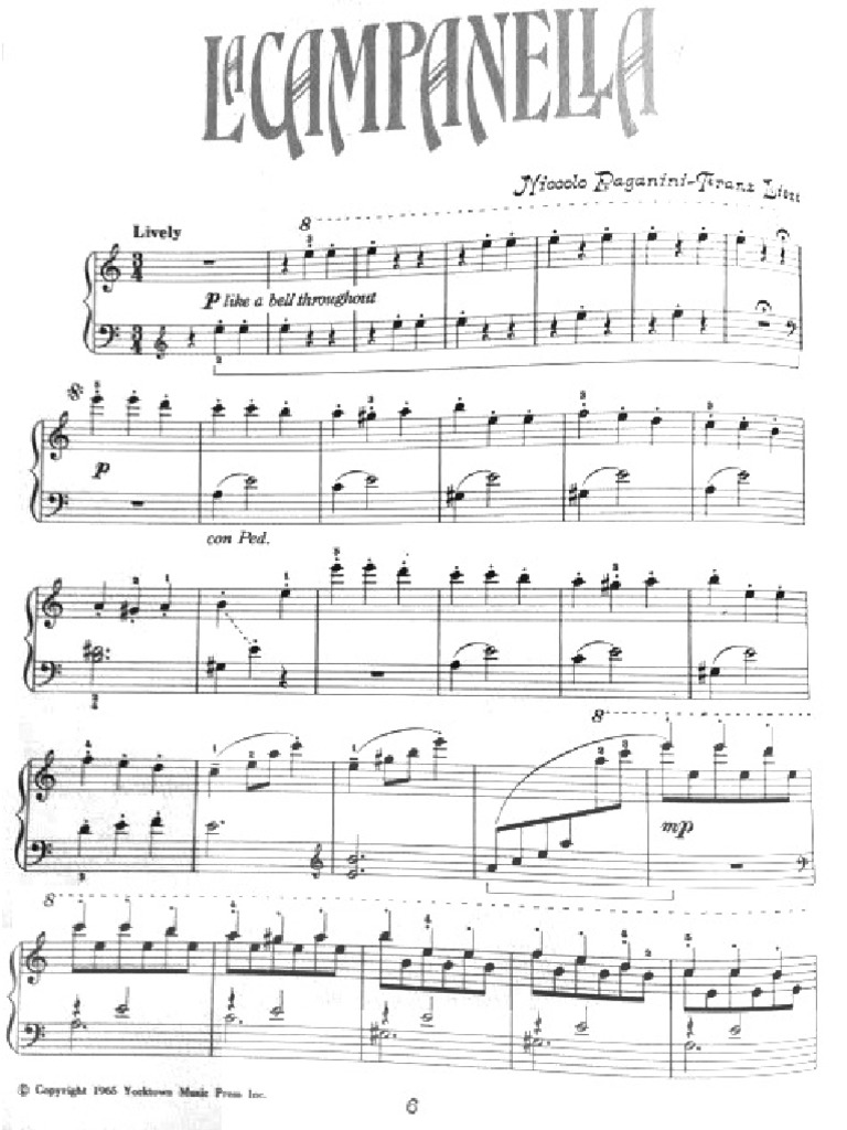 La Campanella - Easy Piano | PDF