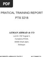 Practical Training Report Simple Type