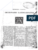 Diccionario Latino Español