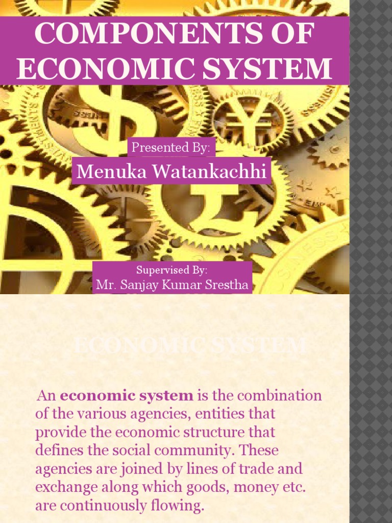 Components of Economic Systems Explained | PDF | Politics