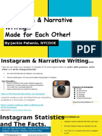 ISTE Instagram Narrative Writing