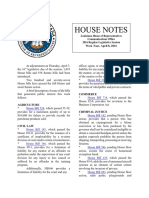 2016 House Notes Regular Session Week 4