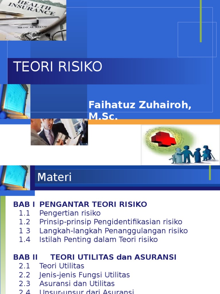 Teori Resiko Pendahuluan | PDF | Pengelolaan Keuangan & Uang | Ilmu Sosial
