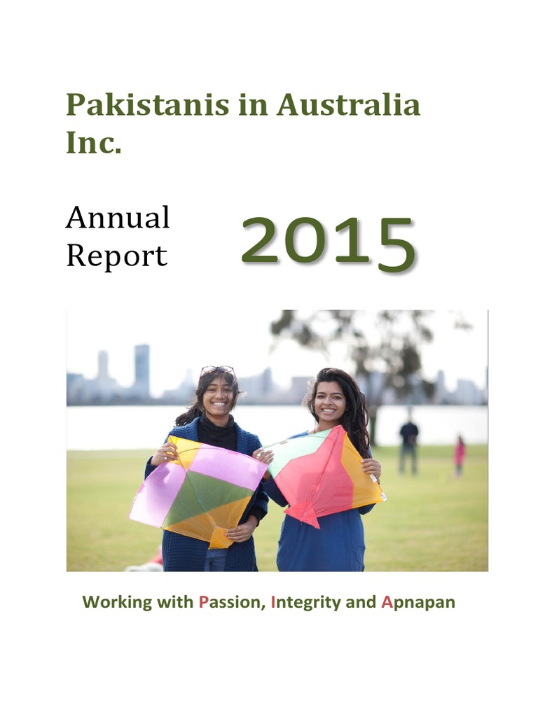 PIA Annual Report 2015 PDF Pakistan Facebook