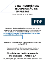 Código Da Insolvência e Da Recuperação de Empresas