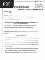 Download Patently Apple - Thomas Ross vs Apple by Jack Purcher SN316960162 doc pdf
