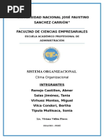 Clima Organizacional