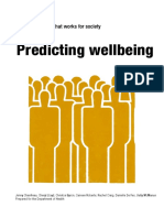 Predictors of Wellbeing
