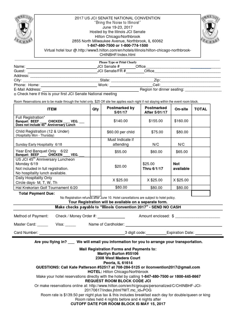 2017 Registration Form4 | PDF