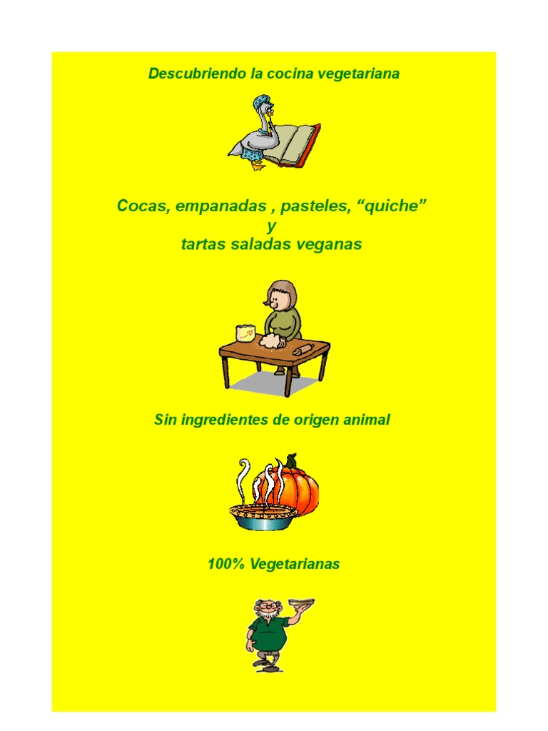 Recetas de Tartas y Tapas Veganas | PDF | Postres | Queso