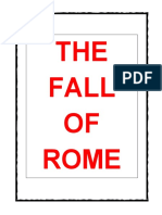 The Fall of Ancient Rome Notes Template Answers